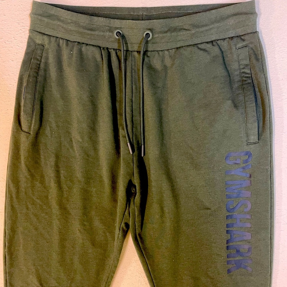 Gymshark joggers olive green